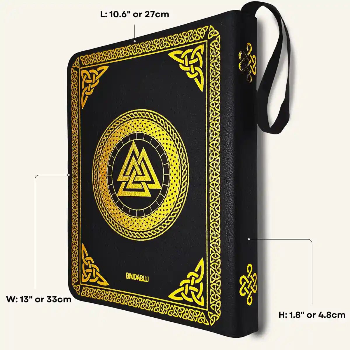 Premium trading card binder compatible with Magic: The Gathering and Pokémon cards, 900-pocket capacity