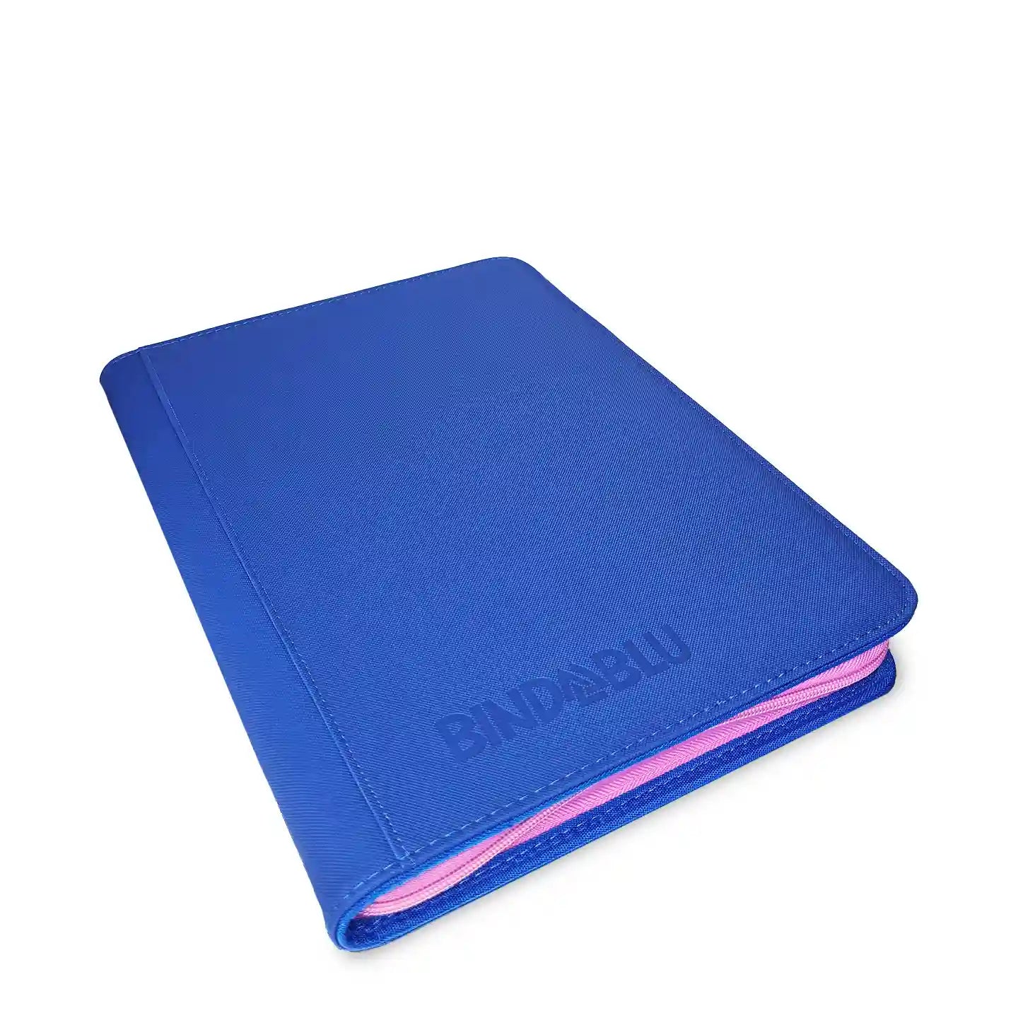 Bmax - 9-Pocket Card Binder - 360 Side Loading Pocket Zip Binder