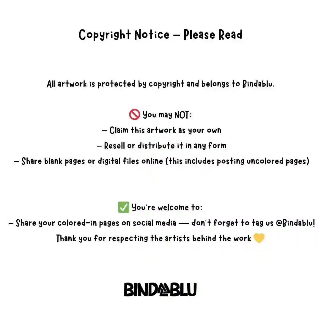 bindablu coloring print