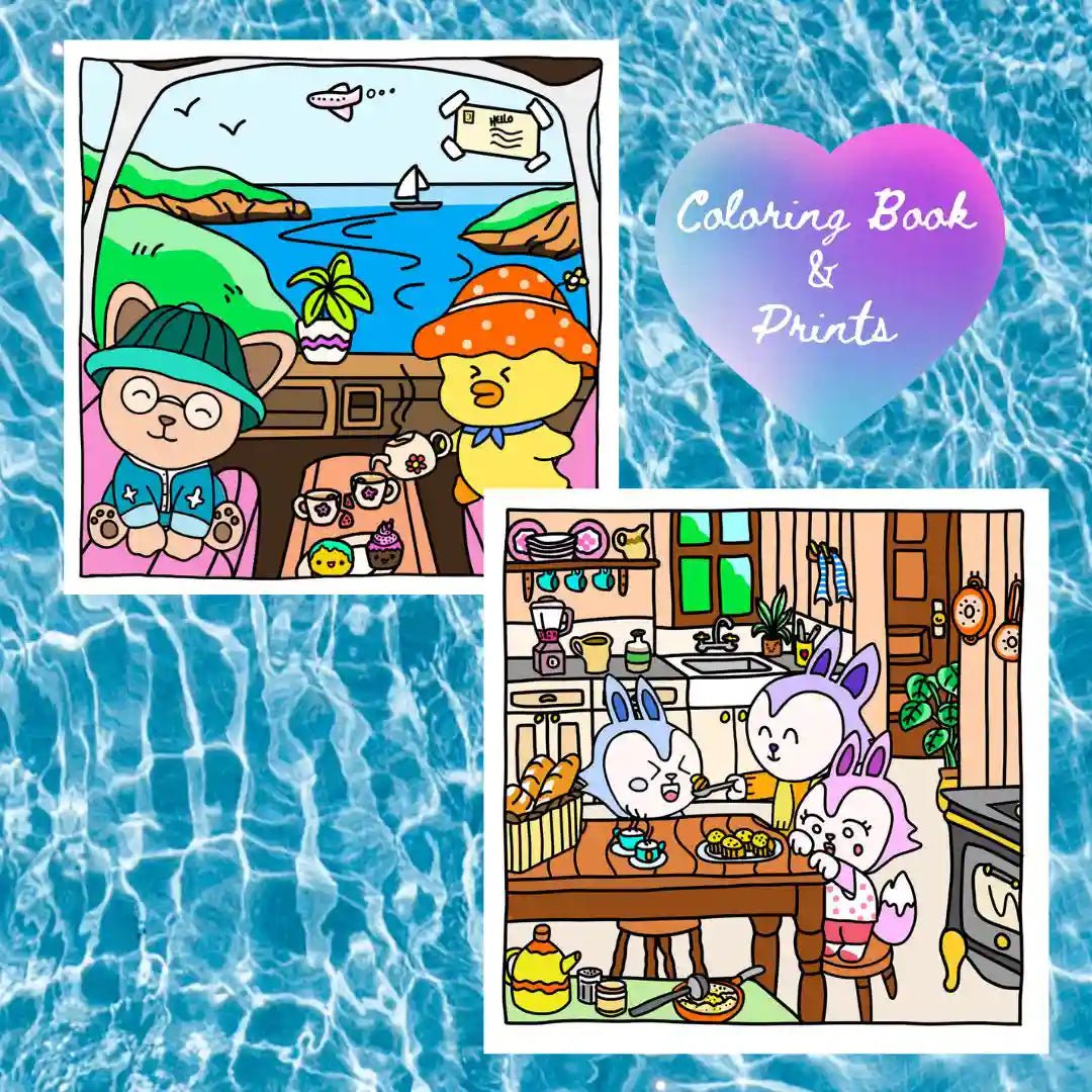 Coloring Books & Prints - Bindablu