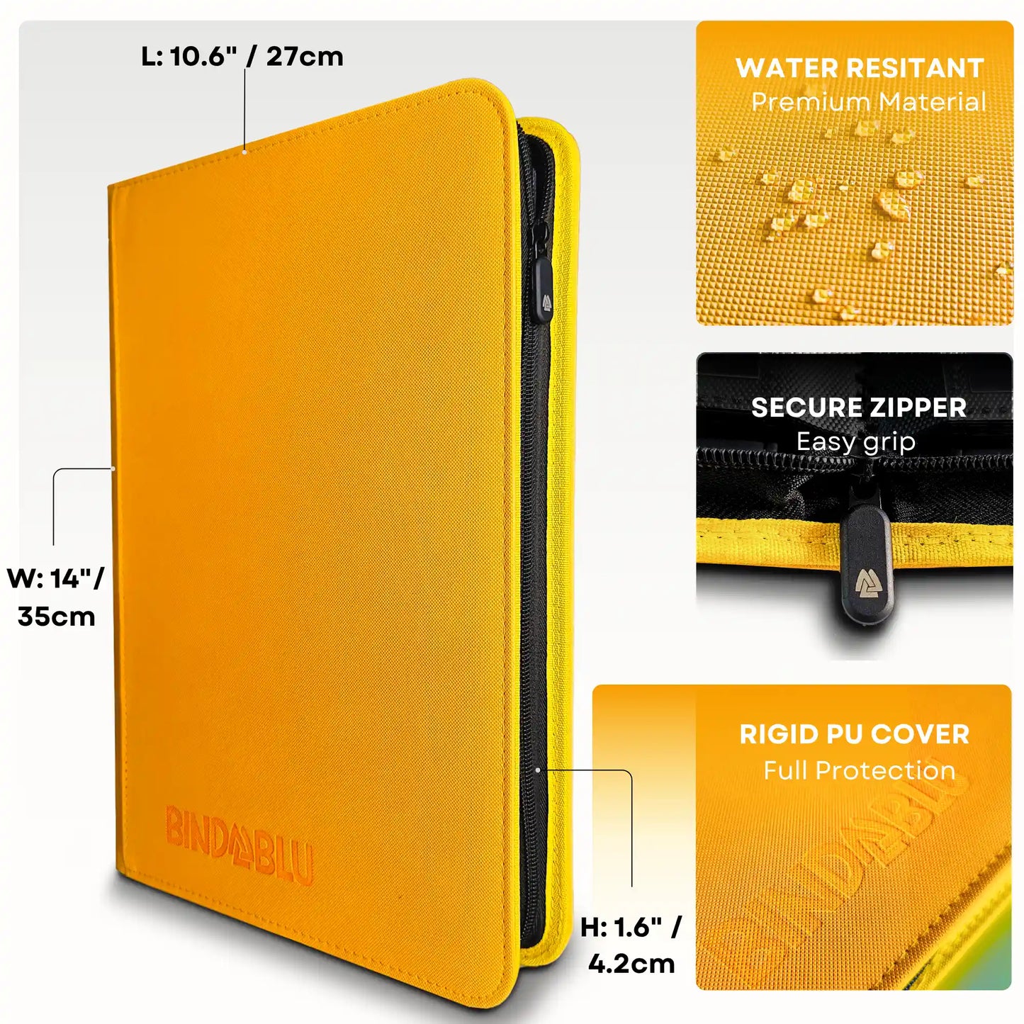 BmaxY - 9-Pocket Zip Card Binder - 360 Cards TCG Binder