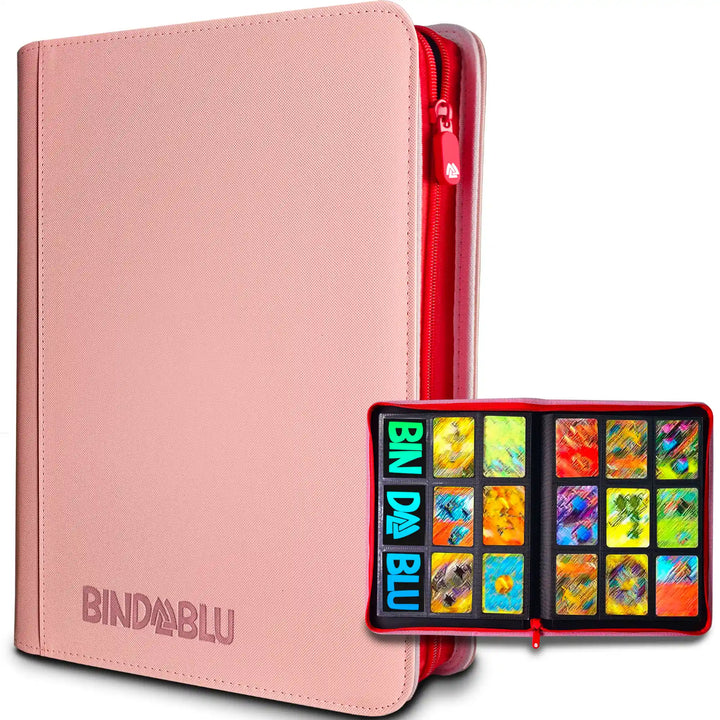BmaxP - 9-Pocket Zip Card Binder - 360 Cards TCG Binder Bindablu BmaxP - 9-Pocket Zip Card Binder - 360 Cards TCG Binder Bindablu