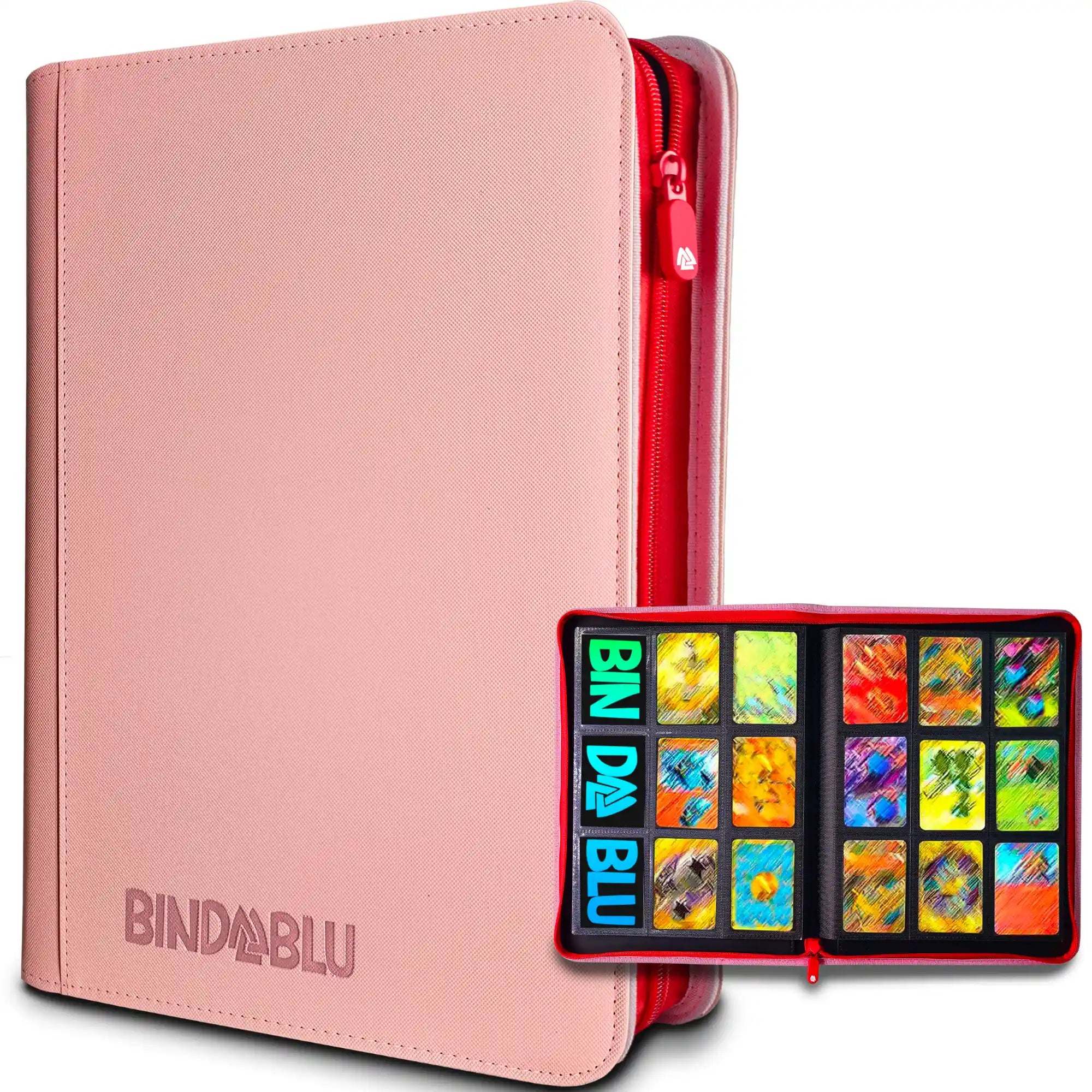 Card Book Holder For Trading Cards HYMENEX 900 Pocket Trading Card Binder 9-Pocket, Zippered, PU Leather, 50 Sleeves, For Sports & Game Cards Card Book Holder For Trading Cards HYMENEX 900 Pocket Trading Card Binder 9-Pocket, Zippered, PU Leather, 50 Sleeves, For Sports & Game Cards