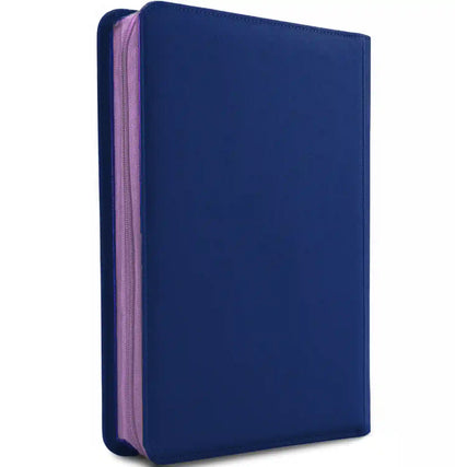 Premium trading card binder for Magic: The Gathering, Pokémon, Yu-Gi-Oh!, and Dragon Ball – 3-ring zippered binder with 900 side-loading pockets, fits standard TCG sleeves, acid-free and archival-safe card storage album for collectors and kids