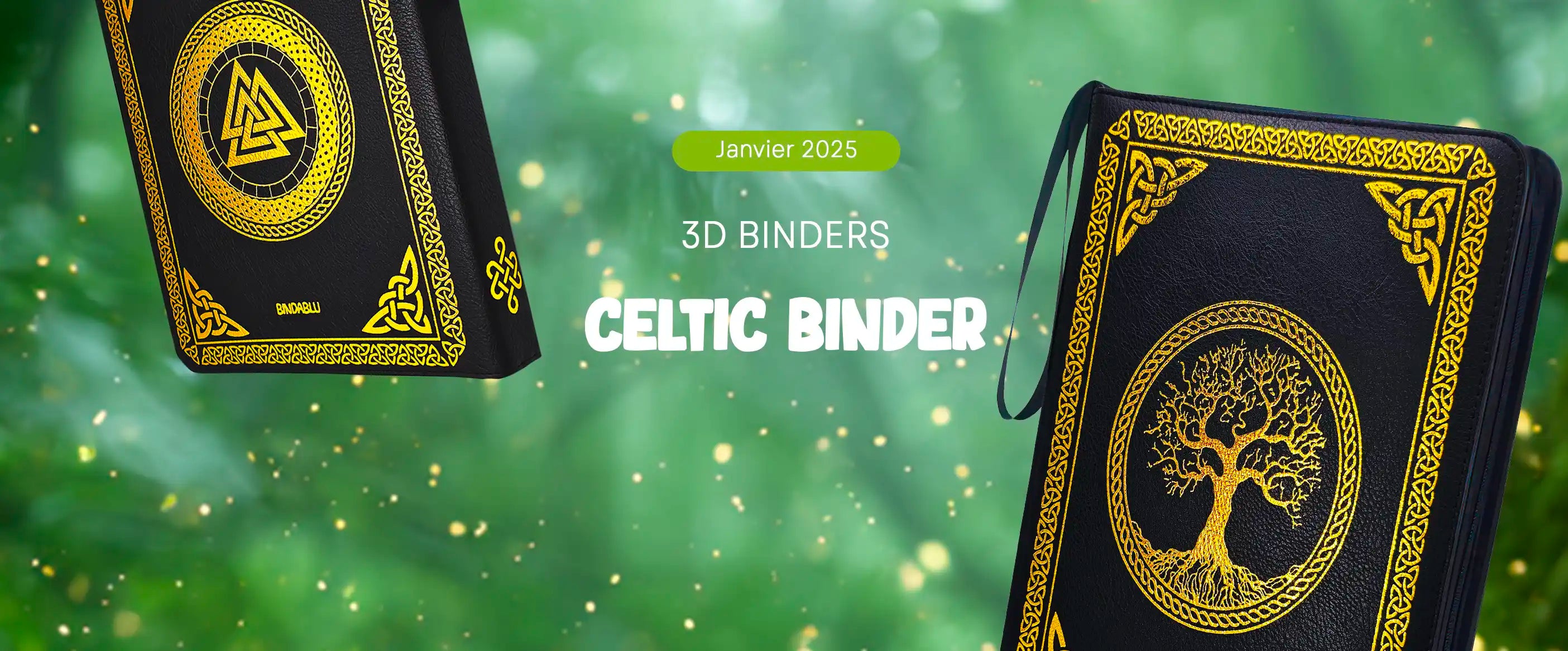 Celtic Rune Gold Foil - MTG Card Binder 9-Pocket - 900 Pockets Bindablu Celtic Rune Gold Foil - MTG Card Binder 9-Pocket - 900 Pockets Bindablu