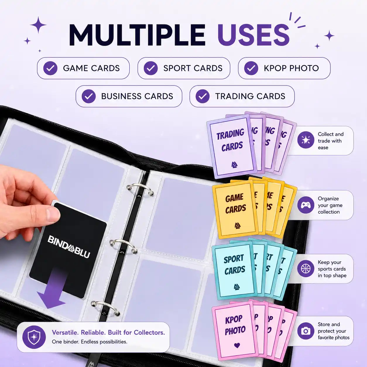 Nebucat 400 Pockets Card Binder