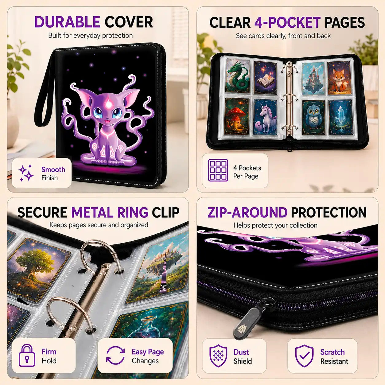 Nebucat 400 Pockets Card Binder
