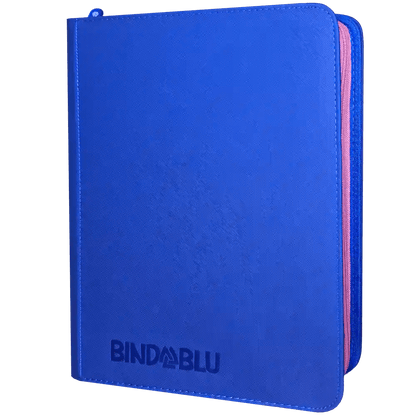 Bmax - 9-Pocket Card Binder - 360 Side Loading Pocket Zip Binder