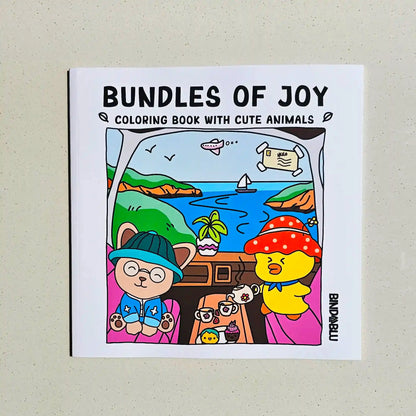 Creative coloring book by Bindablu – adorable characters and easy-to-color pages for relaxing and stressrelief coloring