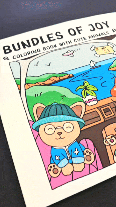 stress relief coloring book