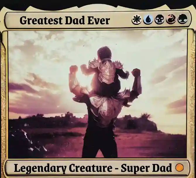 MTG-themed Celebration Card Template